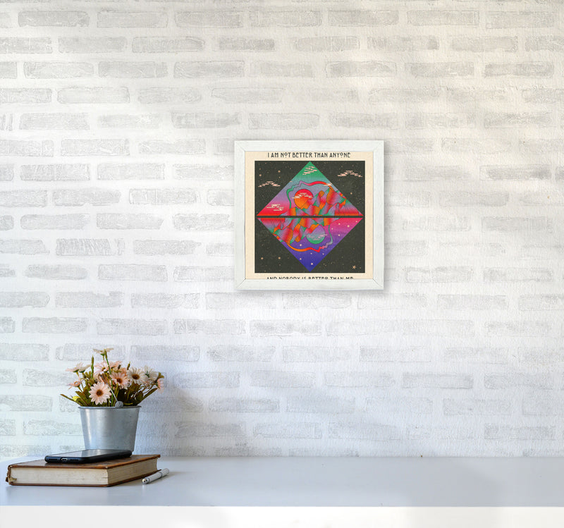 I Am No Better Final - 7000Px Art Print by Inktally3030 Oak Frame