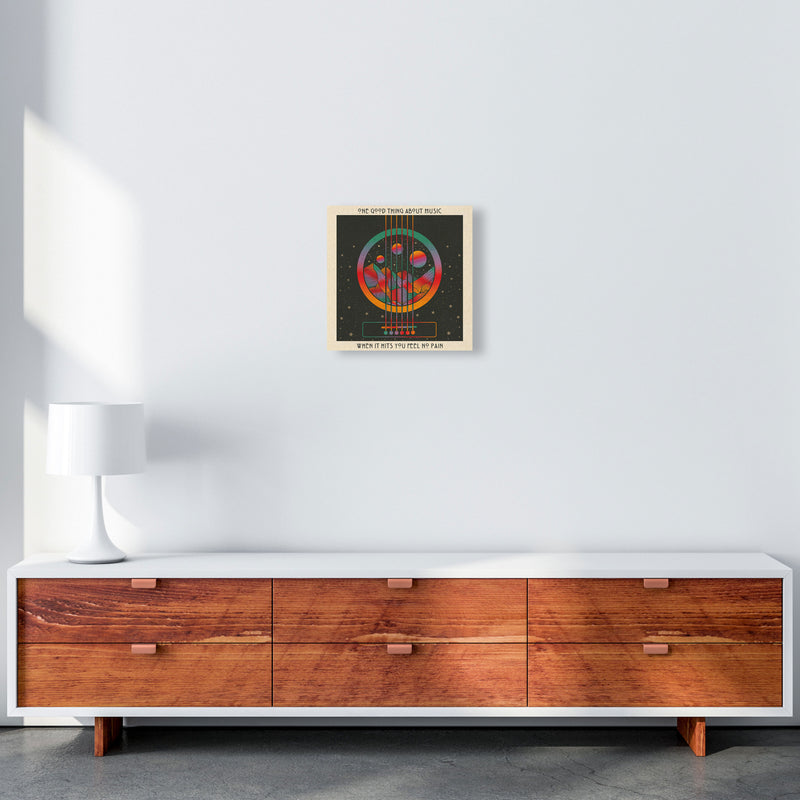Trench Town Rock Art Print by Inktally 40x40 Canvas