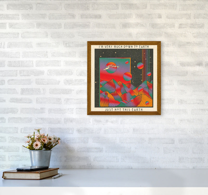 Down To Earth Art Print by Inktally4040 Print Only