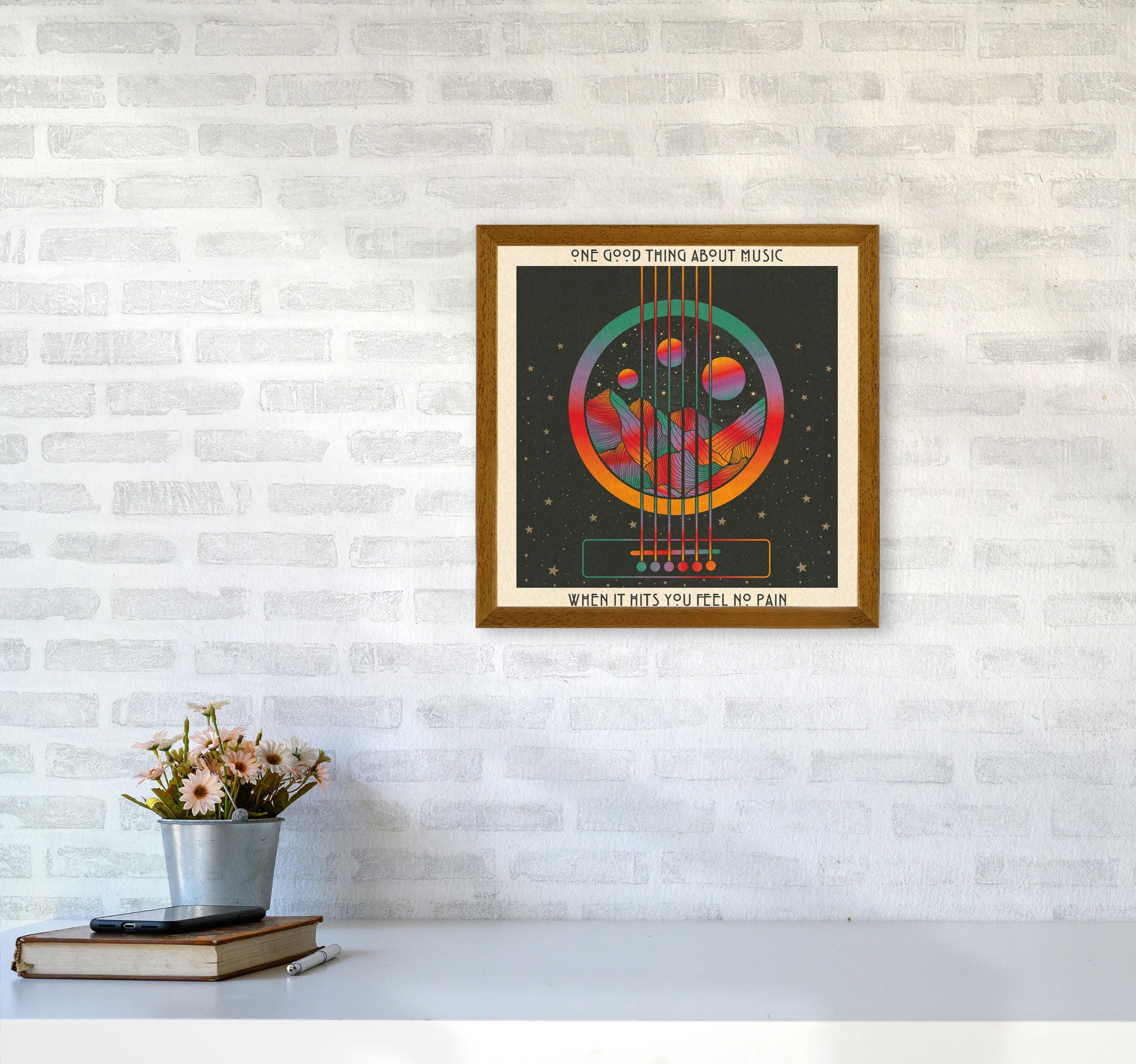 Trench Town Rock Art Print by Inktally4040 Print Only