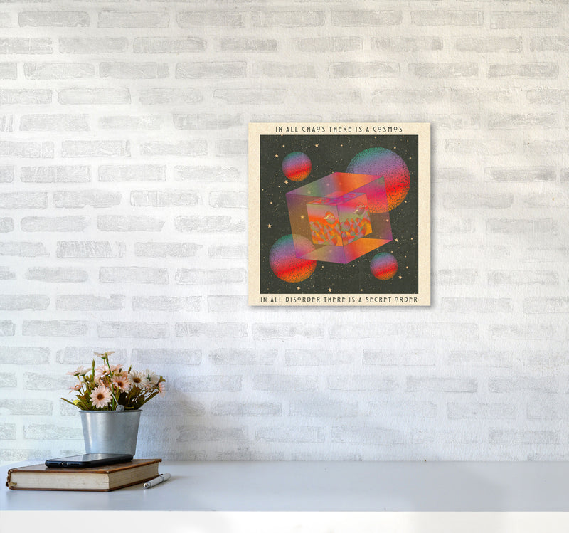In All Chaos - 7000Px Art Print by Inktally4040 Black Frame