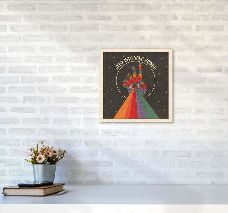 Power Final Art Print by Inktally4040 Black Frame