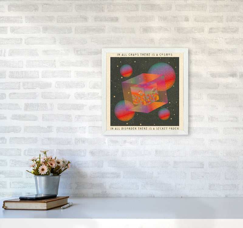 In All Chaos - 7000Px Art Print by Inktally4040 Oak Frame