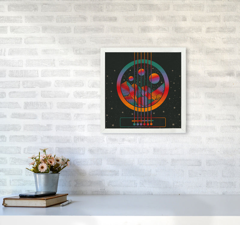 Music Transports My Soul Art Print by Inktally4040 Oak Frame