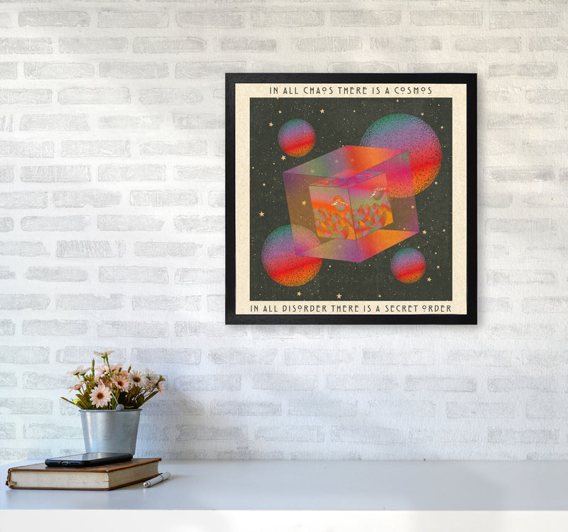 In All Chaos - 7000Px Art Print by Inktally5050 White Frame