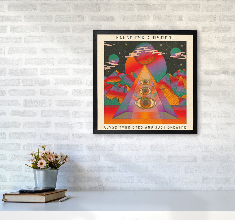 Breathe Final For Print Art Print by Inktally5050 White Frame