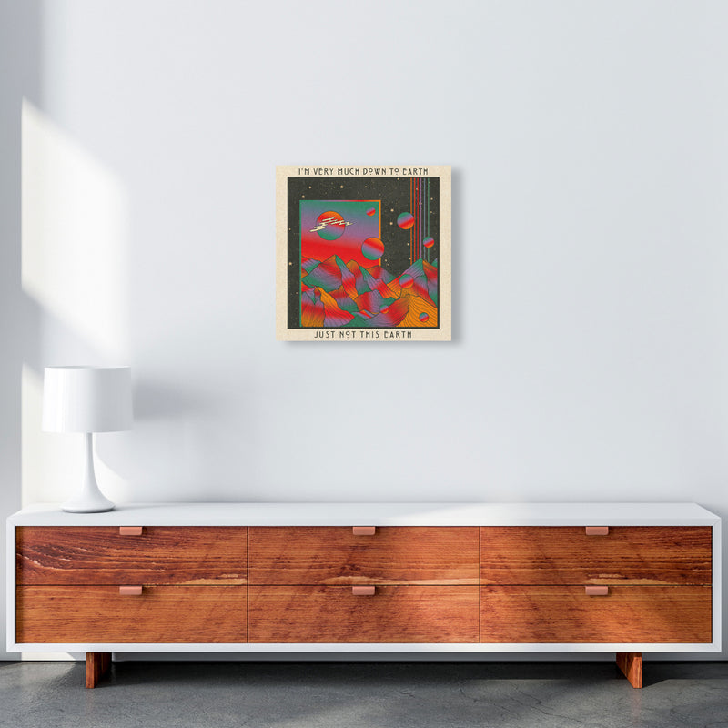 Down To Earth Art Print by Inktally 50x50 Canvas