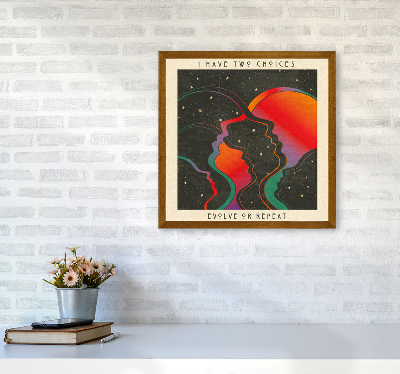 Evolve Or Repeat Art Print by Inktally5050 Print Only