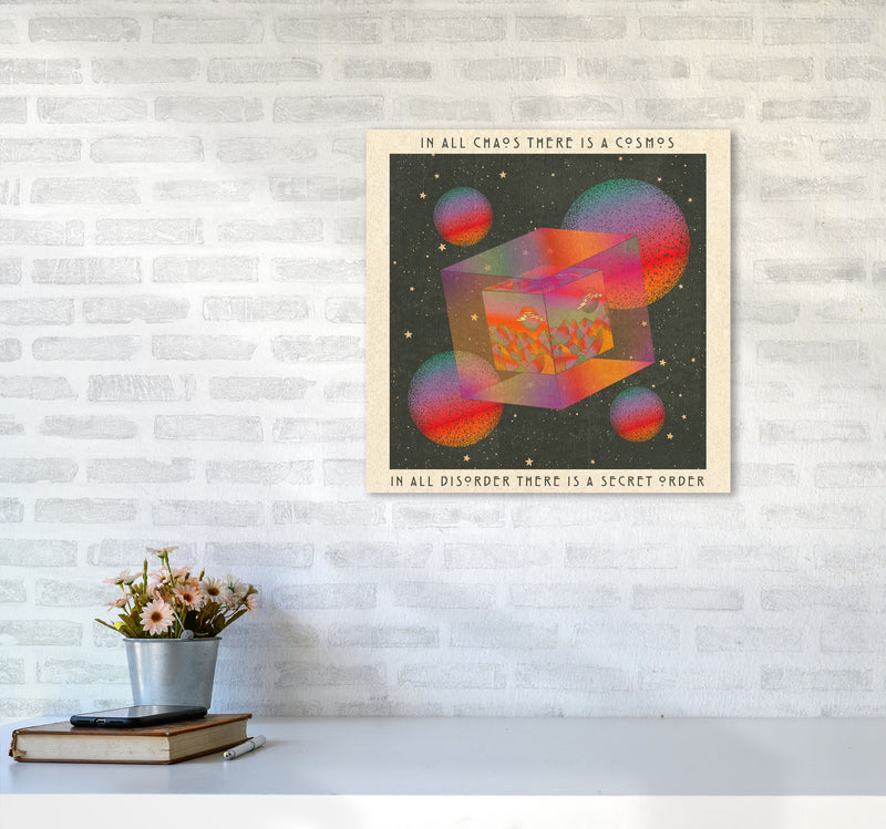 In All Chaos - 7000Px Art Print by Inktally5050 Black Frame