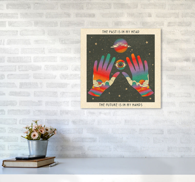 My Hands Final For Print Art Print by Inktally5050 Black Frame