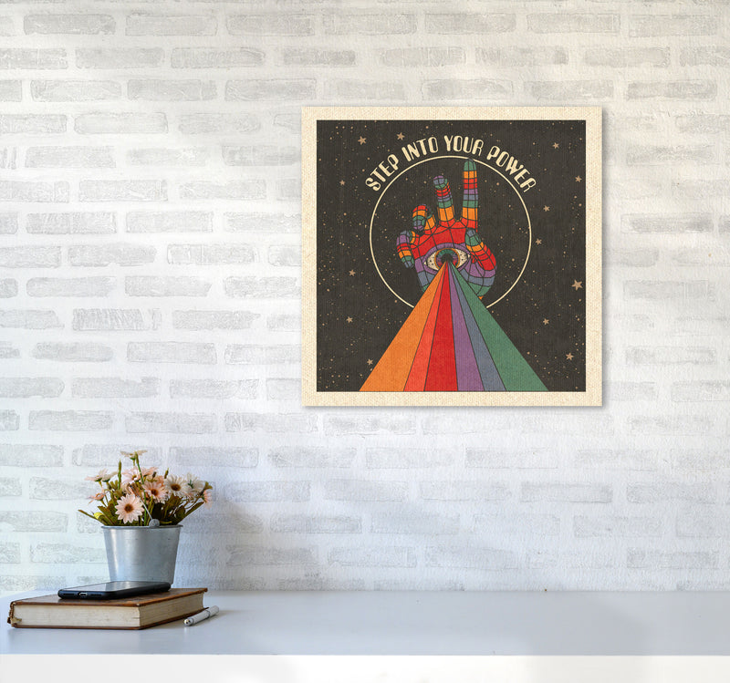 Power Final Art Print by Inktally5050 Black Frame