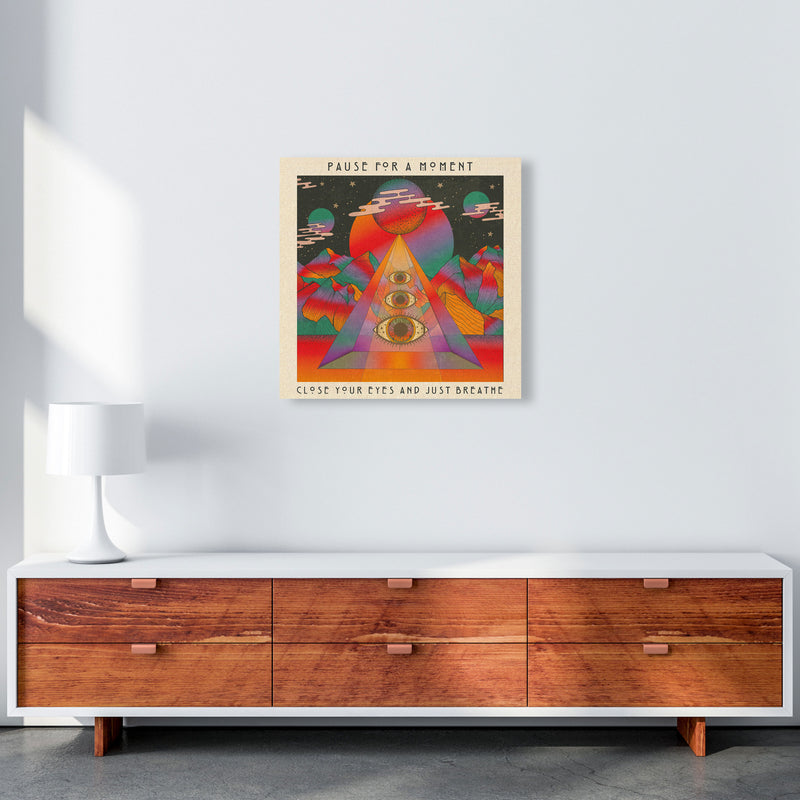 Breathe Final For Print Art Print by Inktally 60x60 Canvas