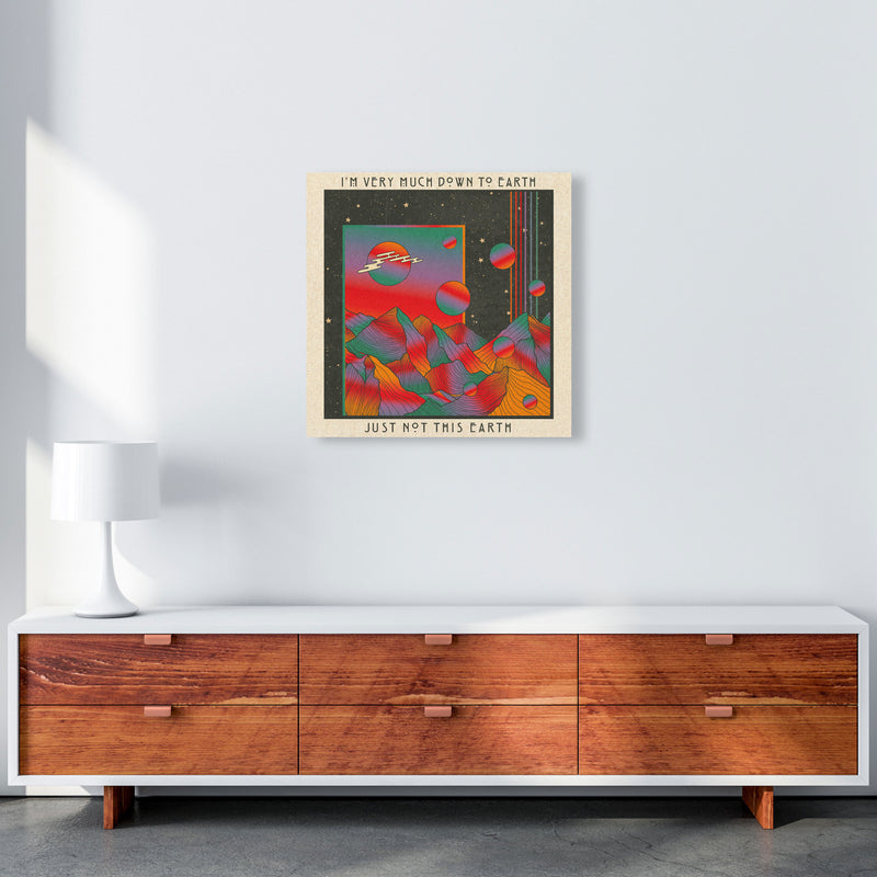 Down To Earth Art Print by Inktally 60x60 Canvas