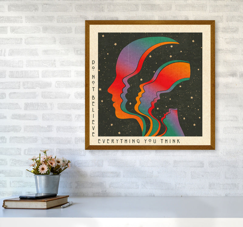Do Not Believe Everything You Think - 2 Art Print by Inktally6060 Print Only