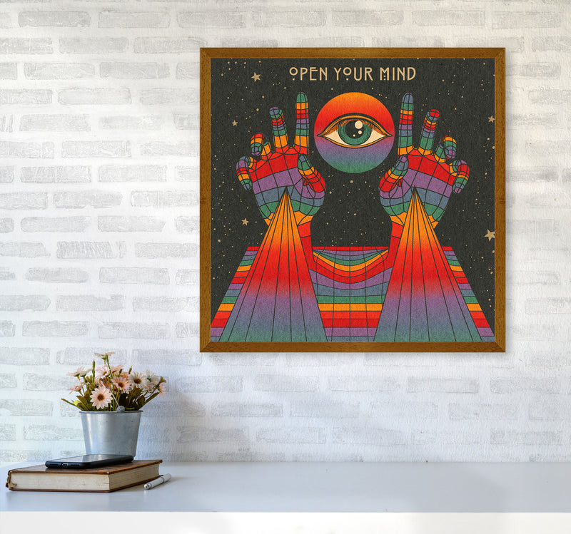 Open Your Mind - Textured 1000Px Art Print by Inktally6060 Print Only