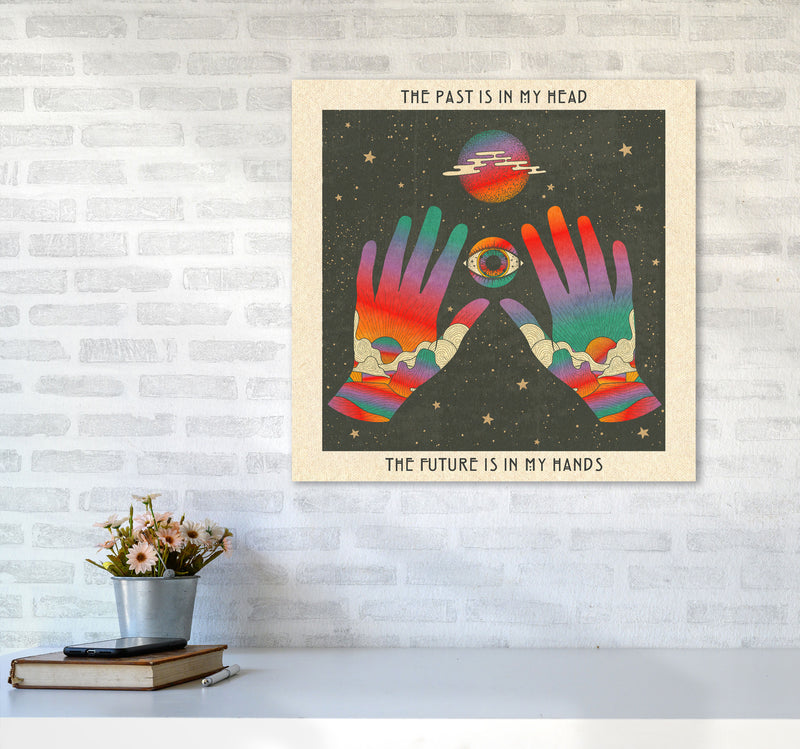 My Hands Final For Print Art Print by Inktally6060 Black Frame