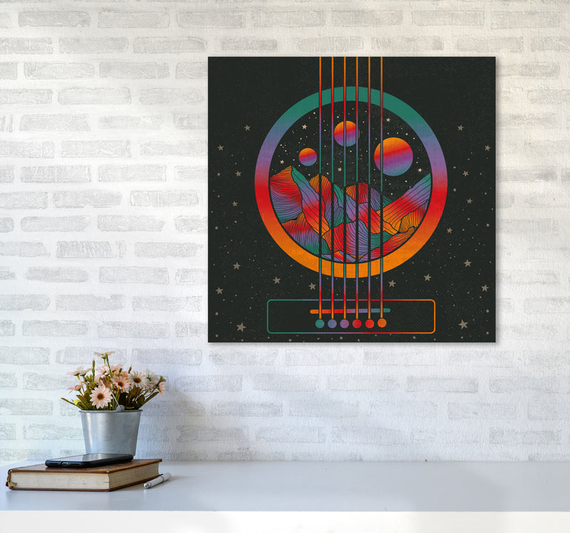 Music Transports My Soul Art Print by Inktally6060 Black Frame