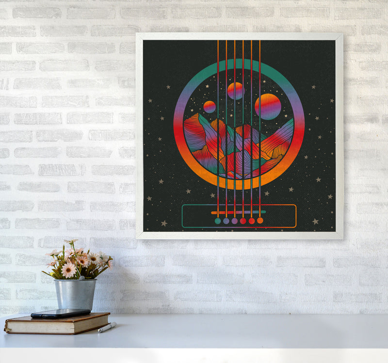 Music Transports My Soul Art Print by Inktally6060 Oak Frame