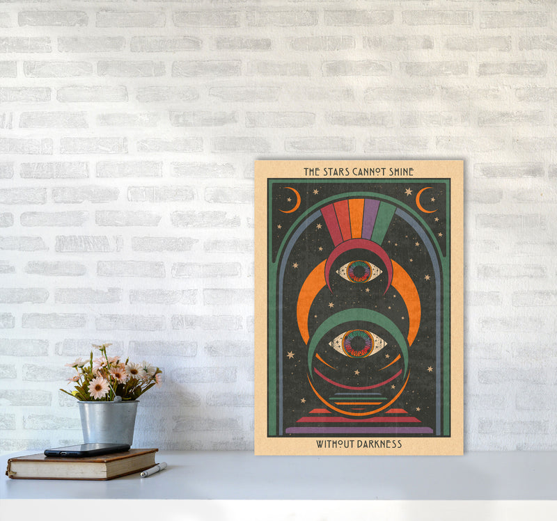 Darkness - For Print Art Print by Inktally A2 Black Frame