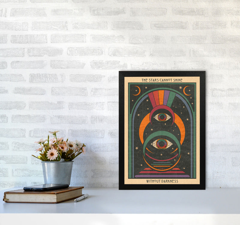 Darkness - For Print Art Print by Inktally A3 White Frame