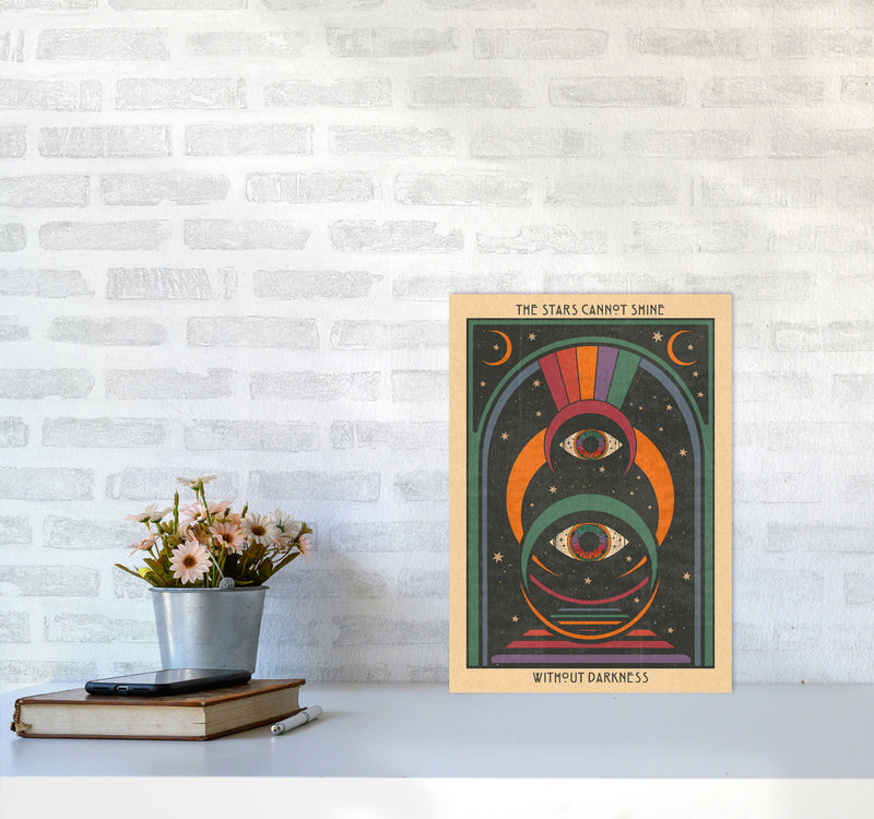 Darkness - For Print Art Print by Inktally A3 Black Frame