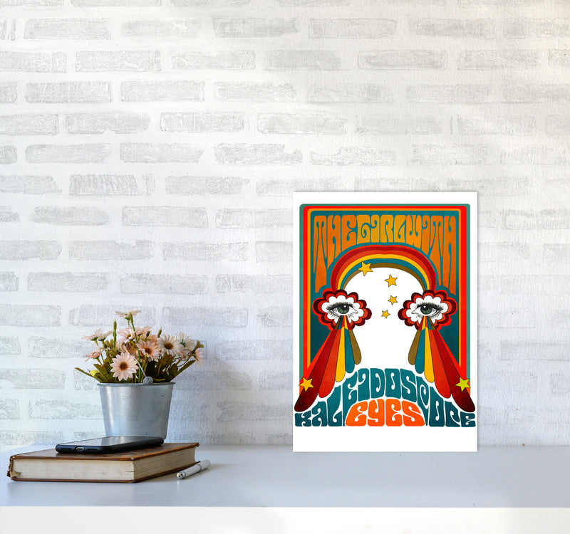 Kaleyesnewfinalsmall Art Print by Inktally A3 Black Frame