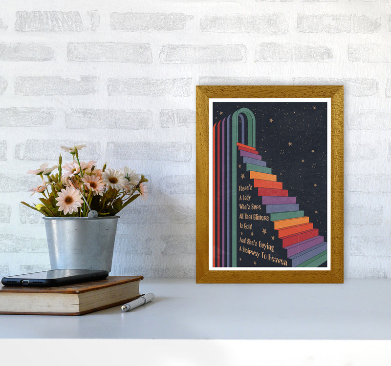 Stairway To Heaven A1 Gelato Art Print by Inktally A4 Print Only