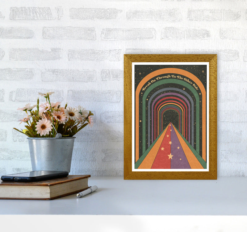 Break On Through A1 Bordered 24Mm Art Print by Inktally A4 Print Only