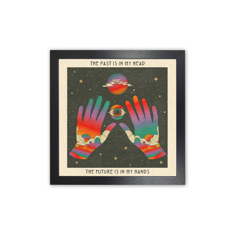 My Hands Final For Print Art Print by Inktally Black Grain