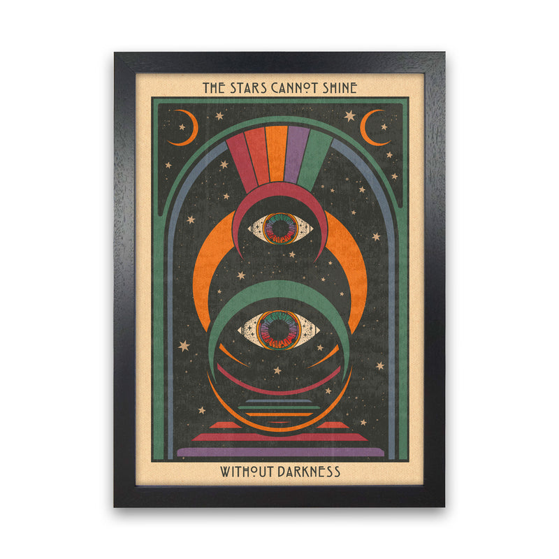Darkness - For Print Art Print by Inktally Black Grain
