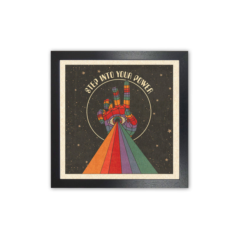 Power Final Art Print by Inktally Black Grain