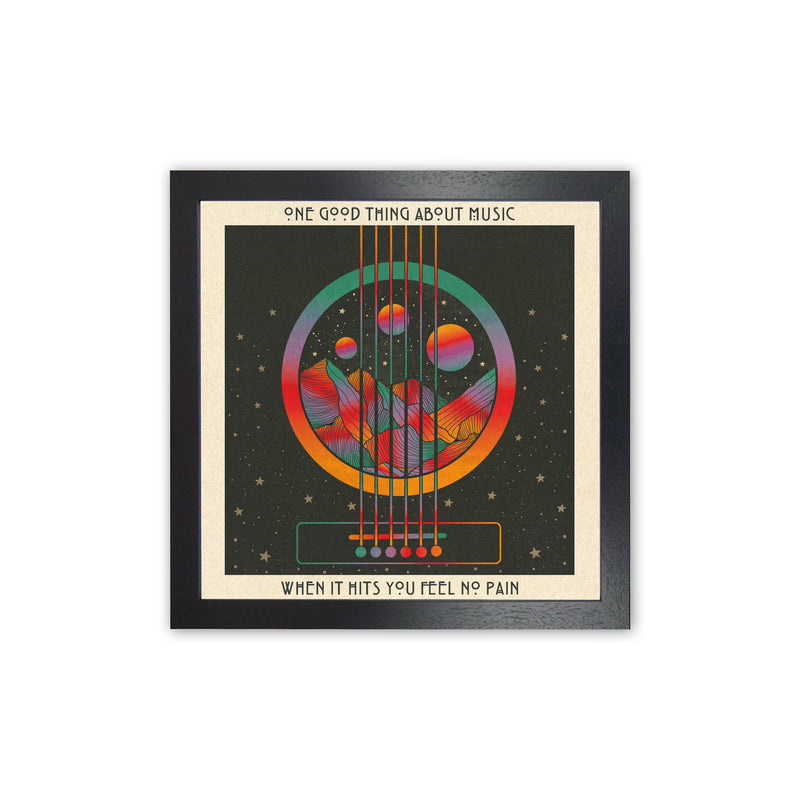 Trench Town Rock Art Print by Inktally Black Grain