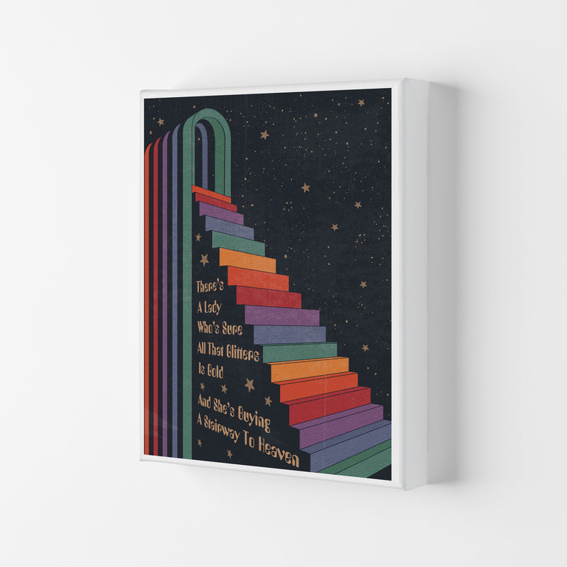Stairway To Heaven A1 Gelato Art Print by Inktally Canvas