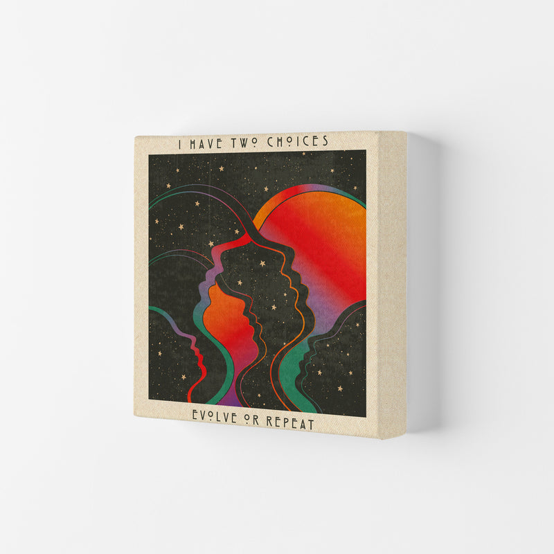 Evolve Or Repeat Art Print by Inktally Canvas