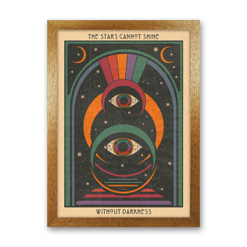Darkness - For Print Art Print by Inktally Oak Grain