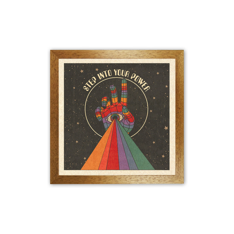 Power Final Art Print by Inktally Oak Grain