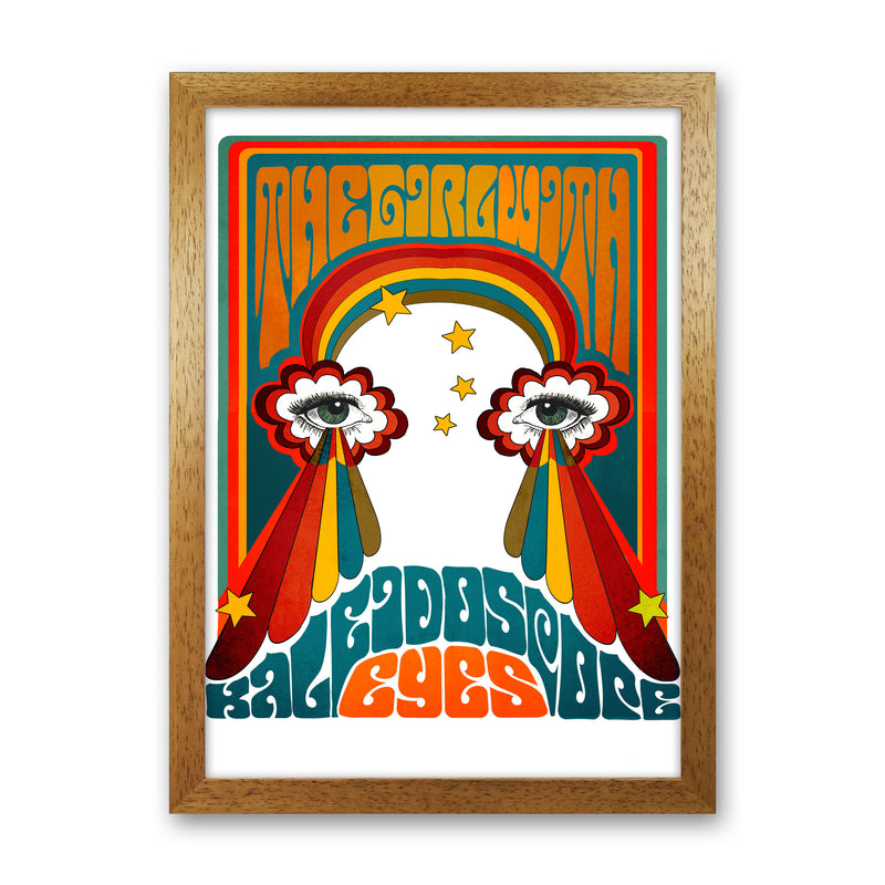 Kaleyesnewfinalsmall Art Print by Inktally Oak Grain