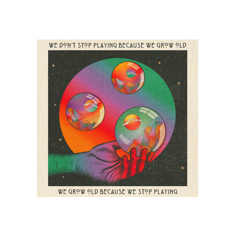 Play - Texted Art Print by Inktally Print Only