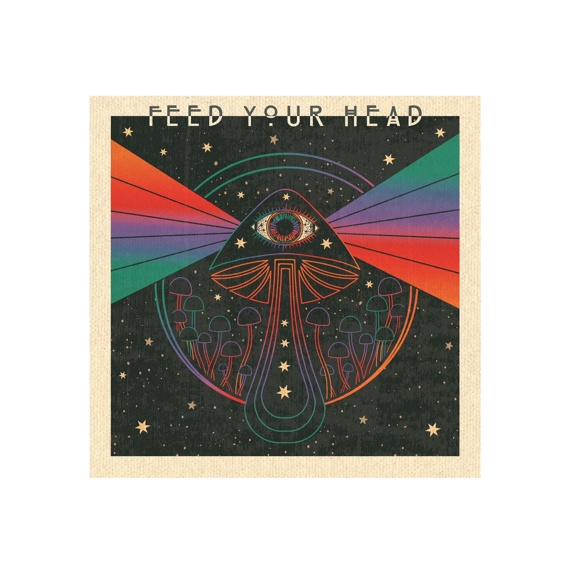 Feed Your Head Art Print by Inktally Print Only