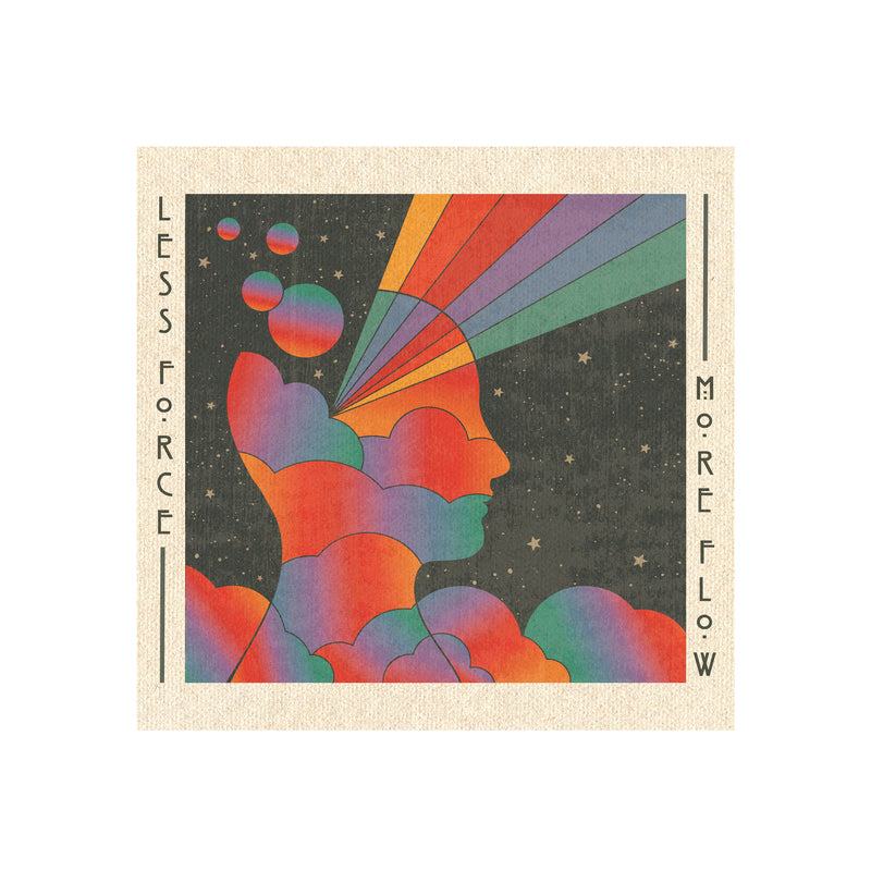 Less Force More Flow Art Print by Inktally Print Only