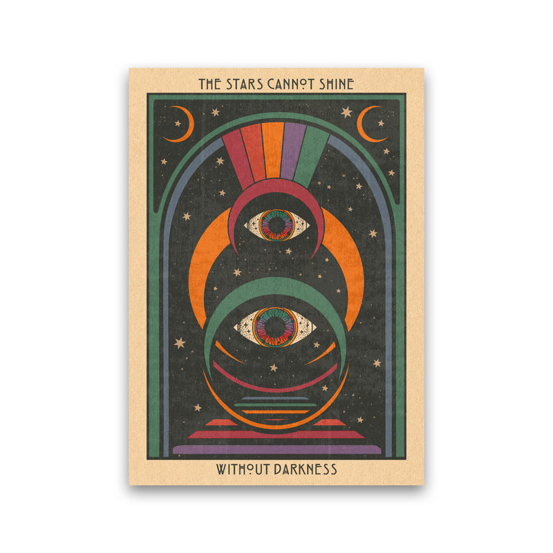 Darkness Psychedelic Illustration Art Print by Inktally Print Only