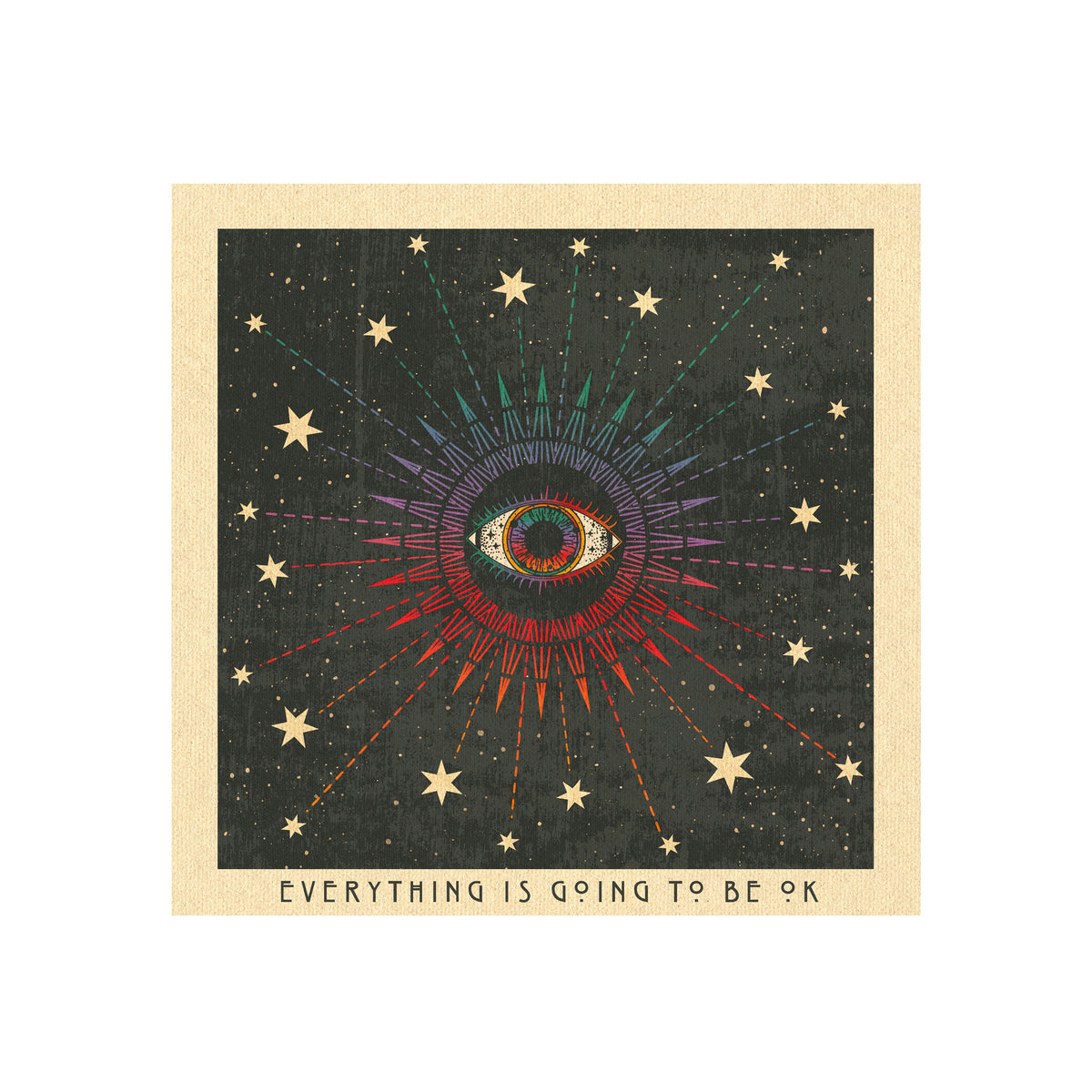 Everything Is Going To Be Ok Art Print by Inktally Print Only