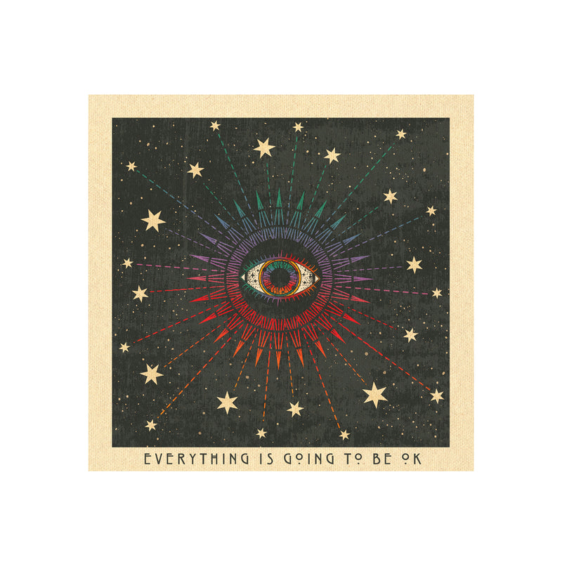 Everything Is Going To Be Ok Art Print by Inktally Print Only
