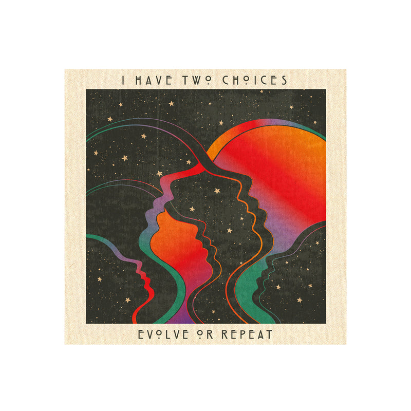 Evolve Or Repeat Art Print by Inktally Print Only