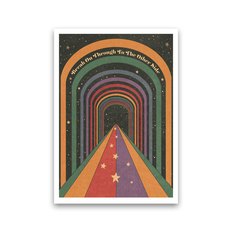 Psychedelic Illustration Art Print by Inktally Print Only
