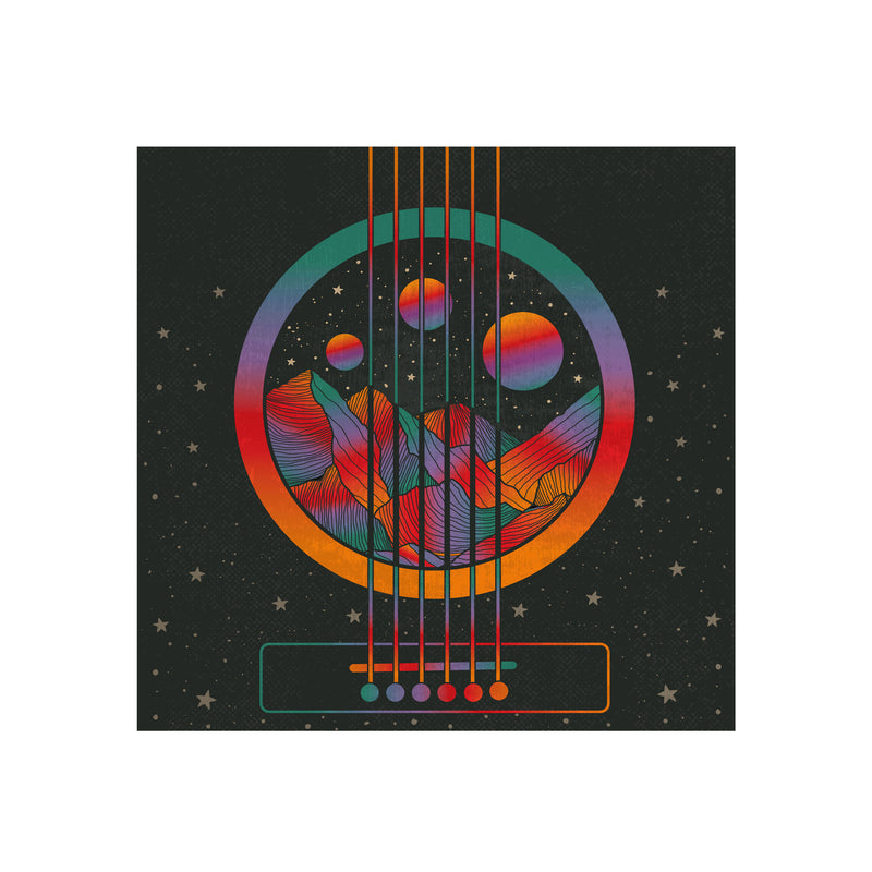 Music Transports My Soul Art Print by Inktally Print Only