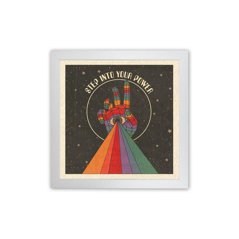 Power Final Art Print by Inktally White Grain