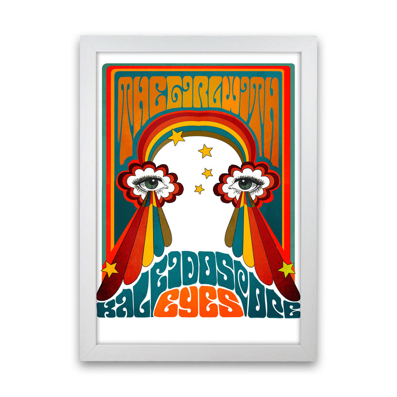 Kaleyesnewfinalsmall Art Print by Inktally White Grain