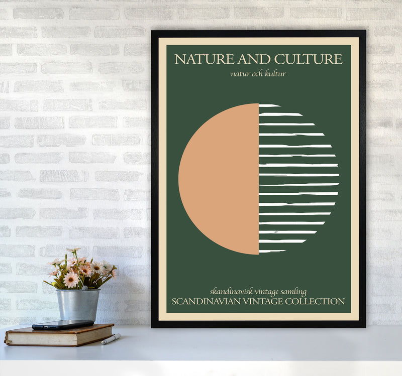 Nature And Culture Scandinavian Collection Art Print by Jason Stanley A1 White Frame