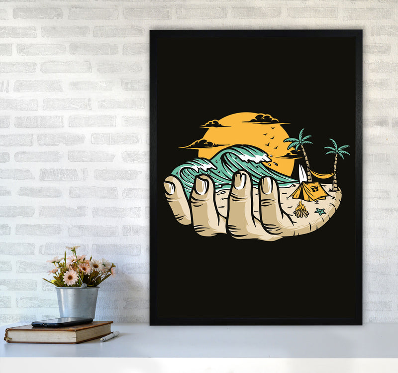 Grab A Handfull Of What You Love Art Print by Jason Stanley A1 White Frame